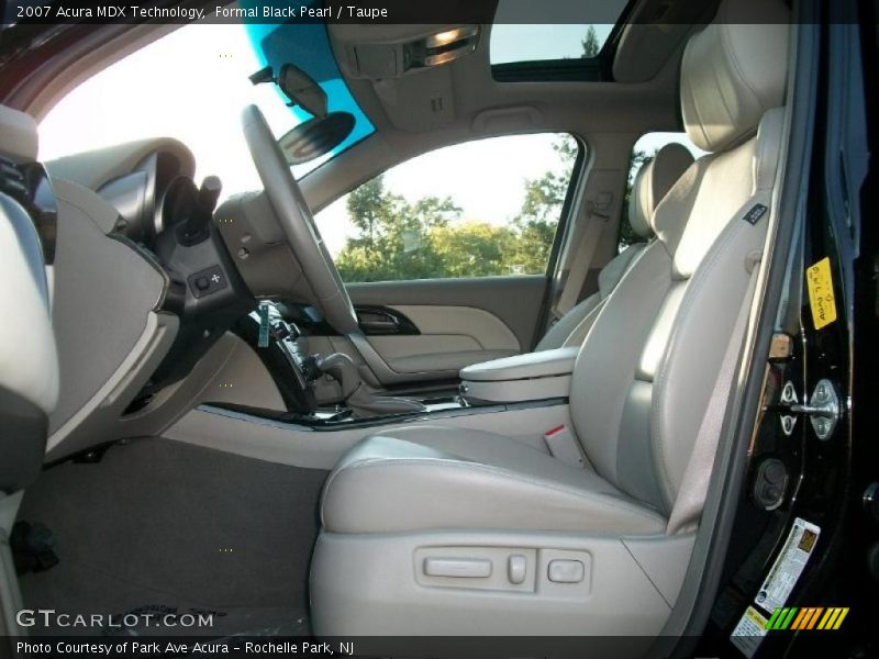 Formal Black Pearl / Taupe 2007 Acura MDX Technology