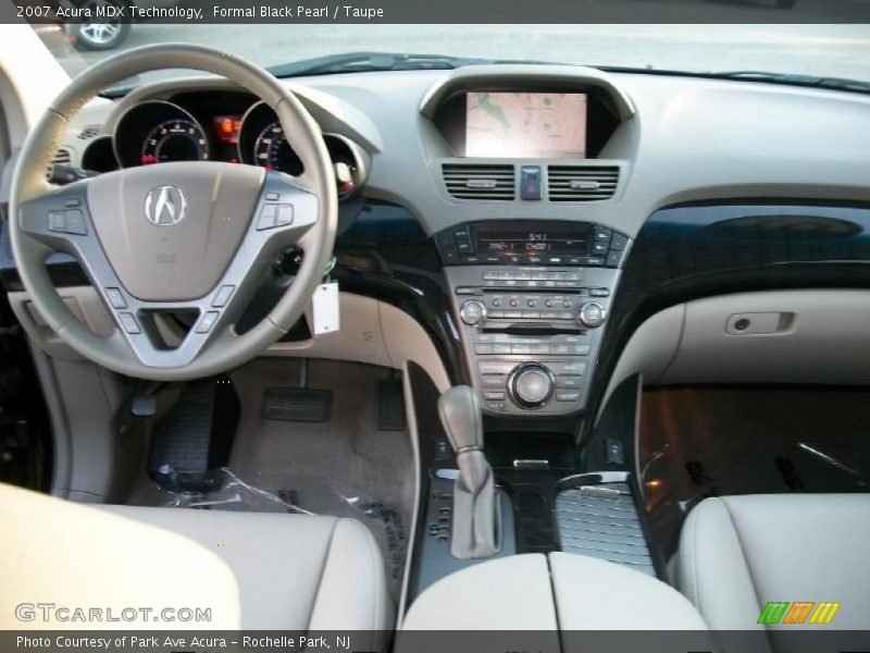 Formal Black Pearl / Taupe 2007 Acura MDX Technology