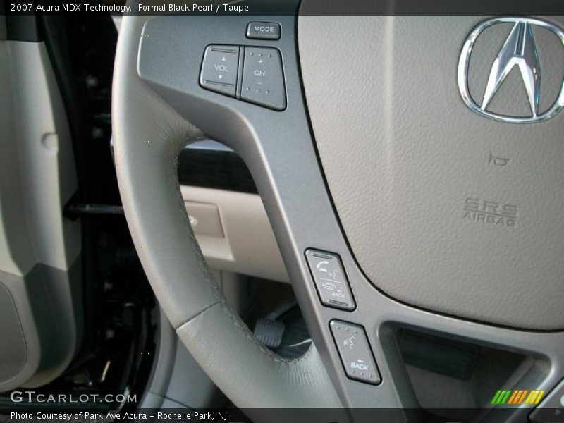 Formal Black Pearl / Taupe 2007 Acura MDX Technology