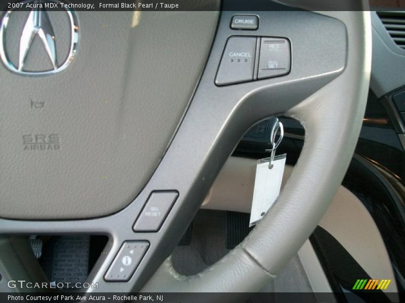 Formal Black Pearl / Taupe 2007 Acura MDX Technology