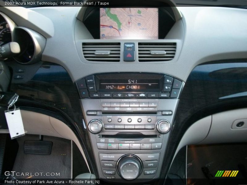 Formal Black Pearl / Taupe 2007 Acura MDX Technology