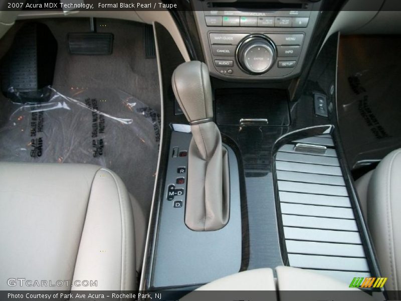 Formal Black Pearl / Taupe 2007 Acura MDX Technology