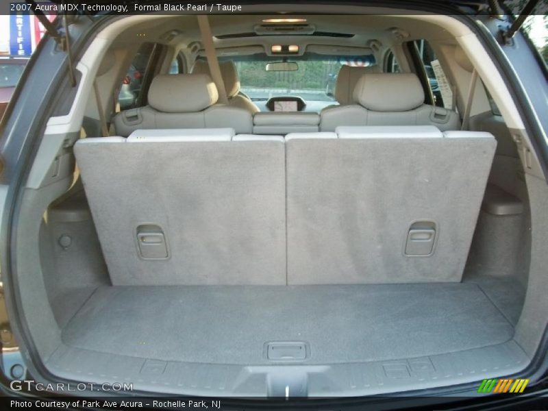 Formal Black Pearl / Taupe 2007 Acura MDX Technology