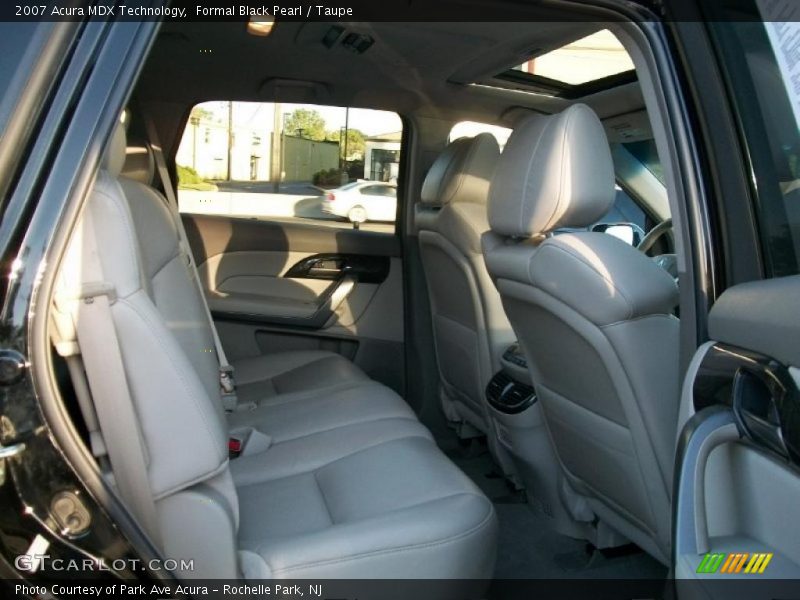 Formal Black Pearl / Taupe 2007 Acura MDX Technology