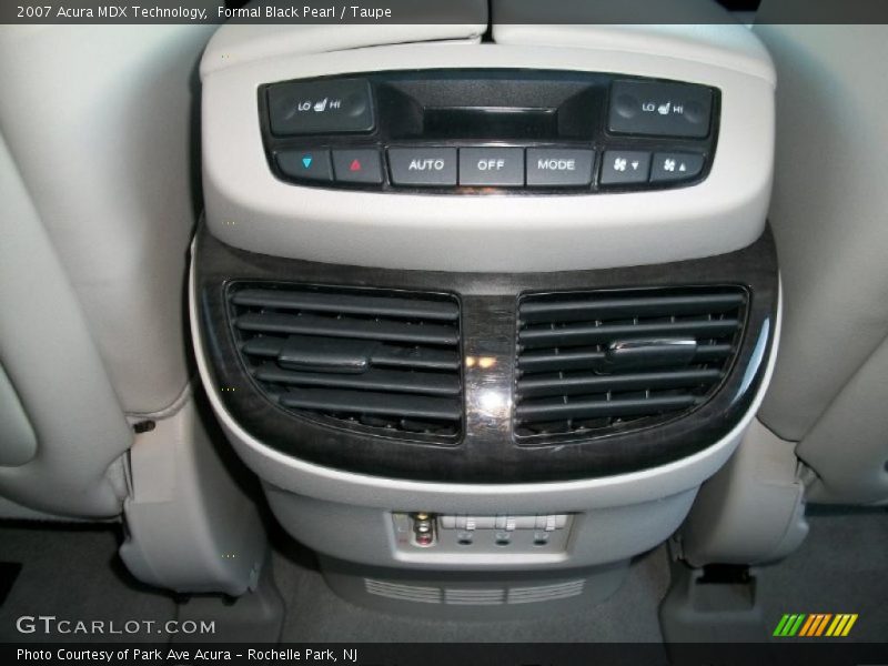 Formal Black Pearl / Taupe 2007 Acura MDX Technology