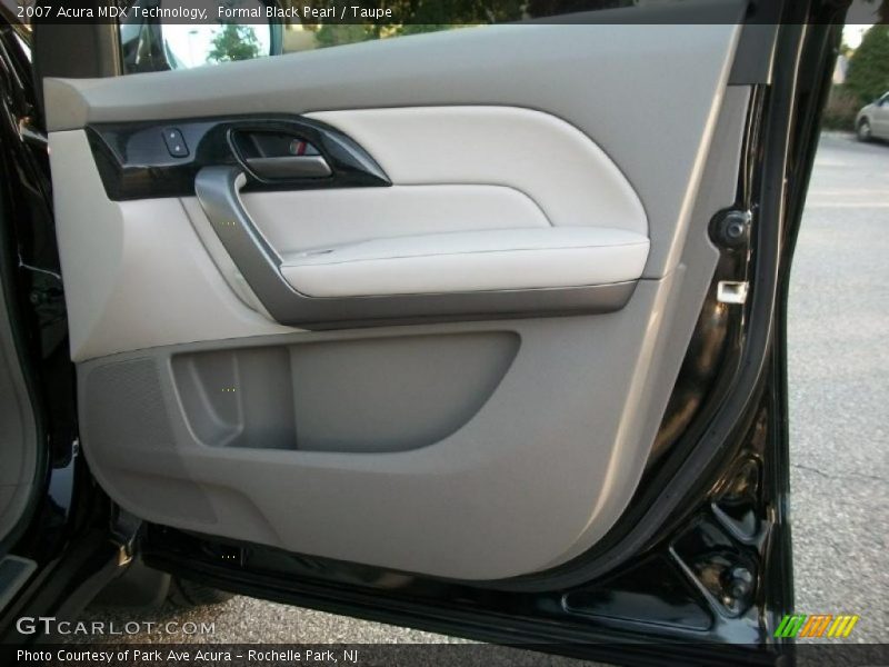 Formal Black Pearl / Taupe 2007 Acura MDX Technology