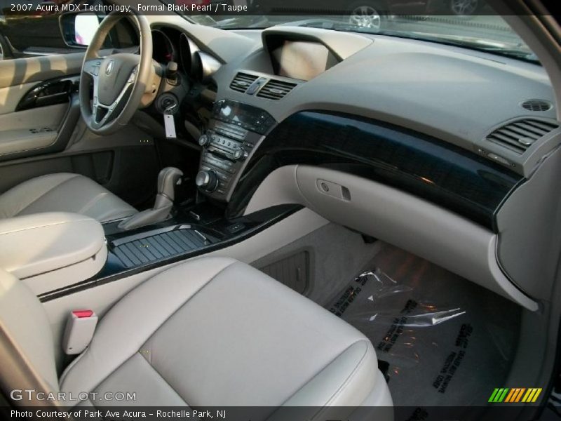 Formal Black Pearl / Taupe 2007 Acura MDX Technology