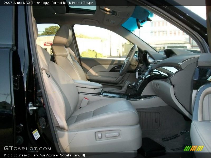 Formal Black Pearl / Taupe 2007 Acura MDX Technology
