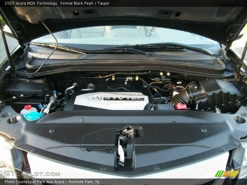 Formal Black Pearl / Taupe 2007 Acura MDX Technology
