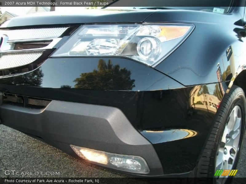 Formal Black Pearl / Taupe 2007 Acura MDX Technology