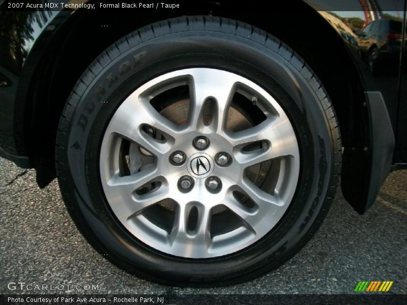 Formal Black Pearl / Taupe 2007 Acura MDX Technology