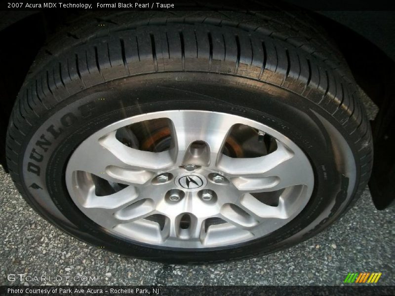 Formal Black Pearl / Taupe 2007 Acura MDX Technology