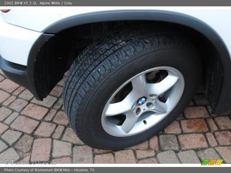 Alpine White / Grey 2002 BMW X5 3.0i