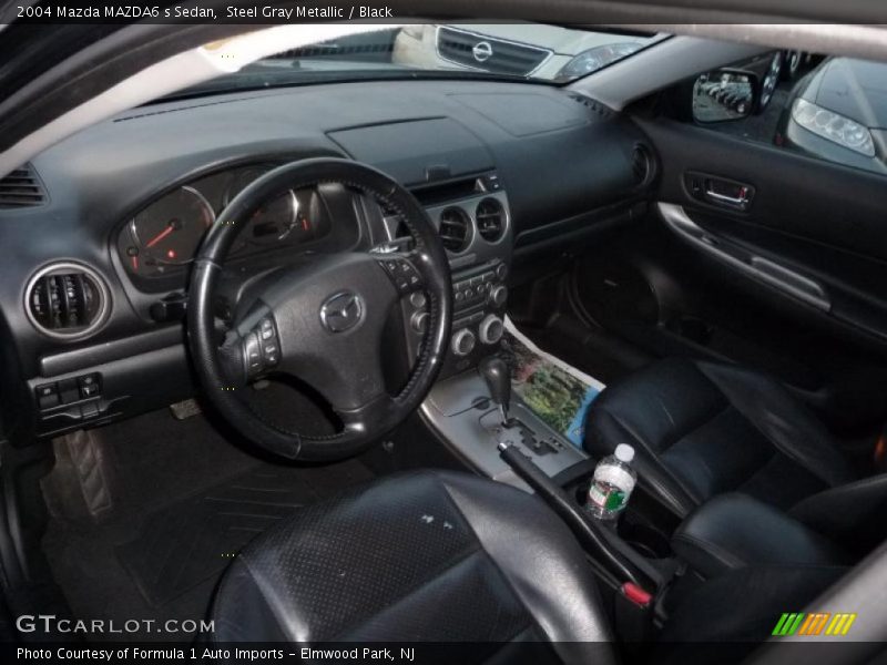 Steel Gray Metallic / Black 2004 Mazda MAZDA6 s Sedan