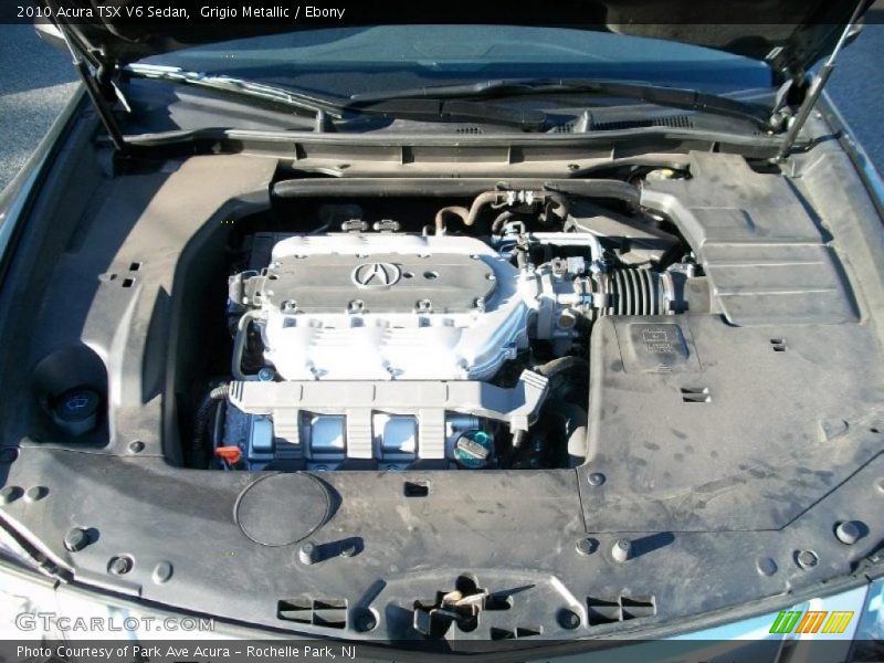 Grigio Metallic / Ebony 2010 Acura TSX V6 Sedan