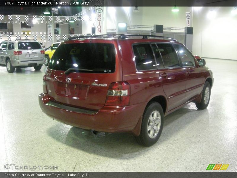 Maroon / Ash Gray 2007 Toyota Highlander V6