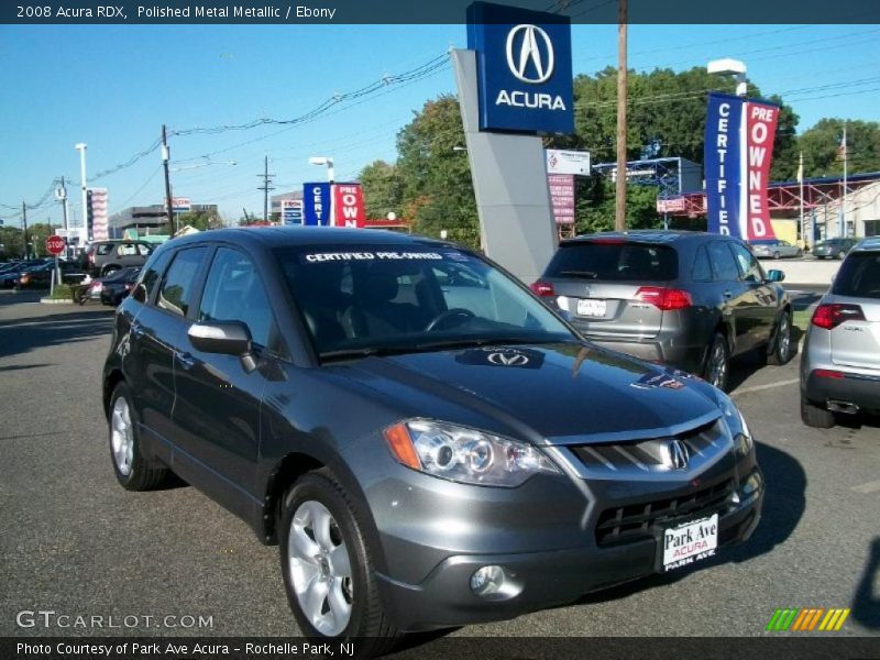 Polished Metal Metallic / Ebony 2008 Acura RDX