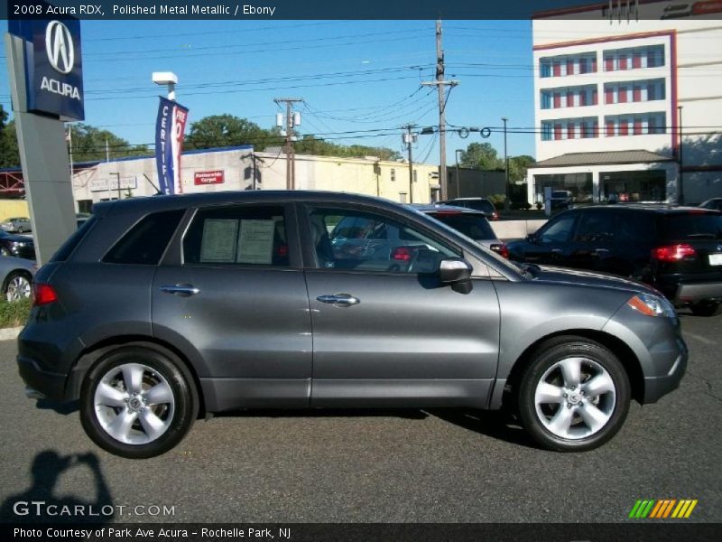 Polished Metal Metallic / Ebony 2008 Acura RDX