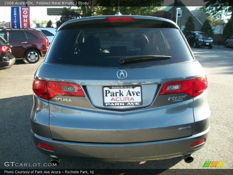 Polished Metal Metallic / Ebony 2008 Acura RDX