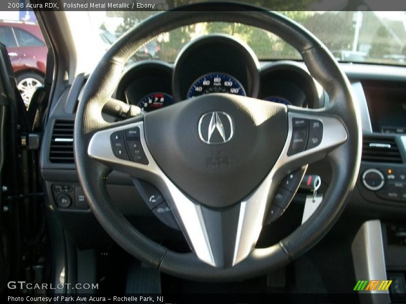 Polished Metal Metallic / Ebony 2008 Acura RDX