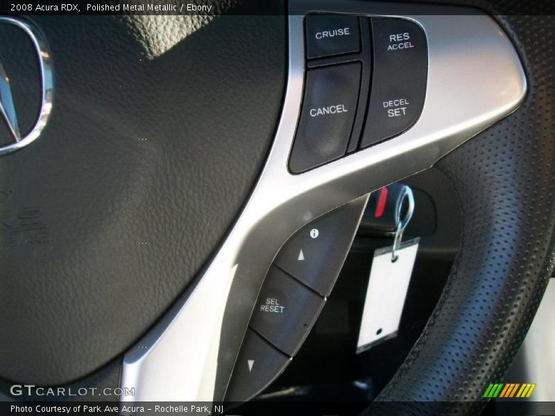 Polished Metal Metallic / Ebony 2008 Acura RDX