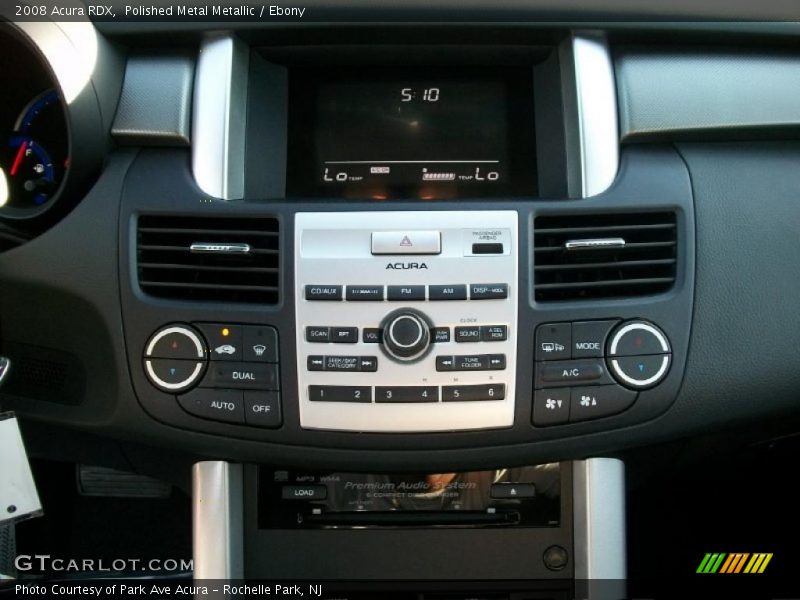 Polished Metal Metallic / Ebony 2008 Acura RDX