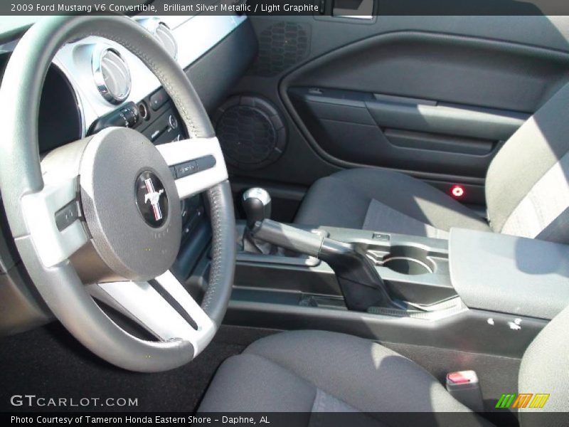 Brilliant Silver Metallic / Light Graphite 2009 Ford Mustang V6 Convertible