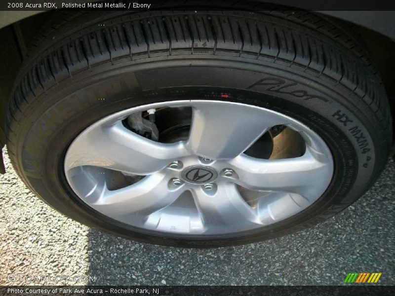 Polished Metal Metallic / Ebony 2008 Acura RDX