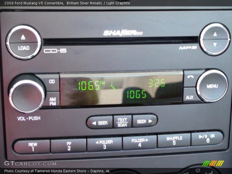 Brilliant Silver Metallic / Light Graphite 2009 Ford Mustang V6 Convertible