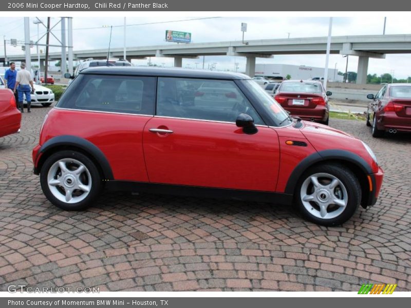 Chili Red / Panther Black 2006 Mini Cooper Hardtop