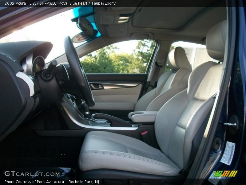 Royal Blue Pearl / Taupe/Ebony 2009 Acura TL 3.7 SH-AWD