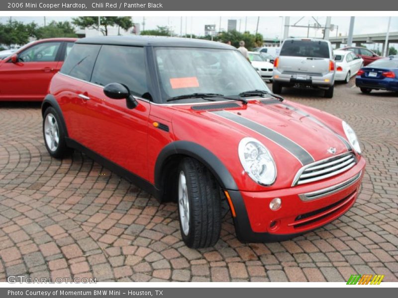 Chili Red / Panther Black 2006 Mini Cooper Hardtop