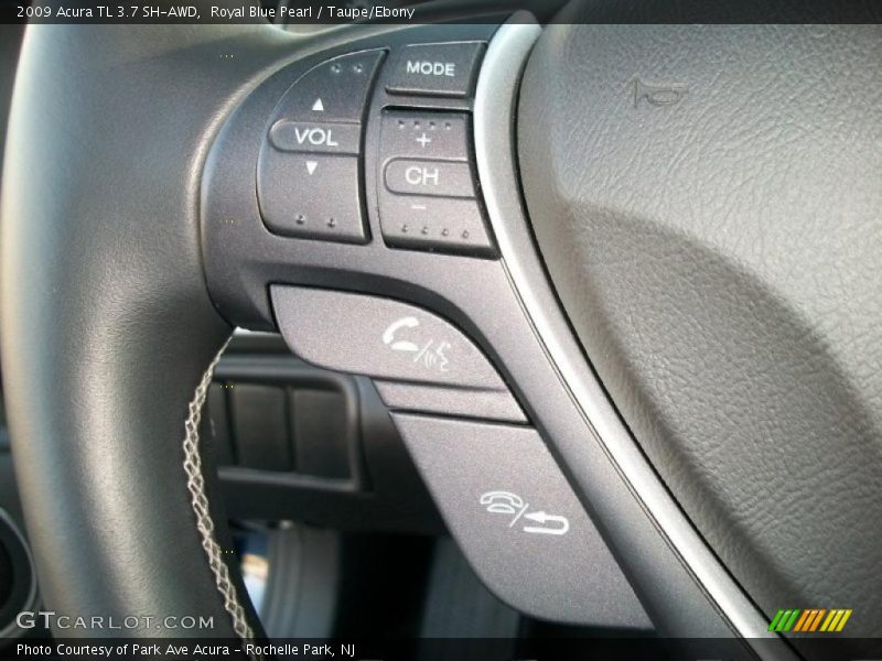 Royal Blue Pearl / Taupe/Ebony 2009 Acura TL 3.7 SH-AWD