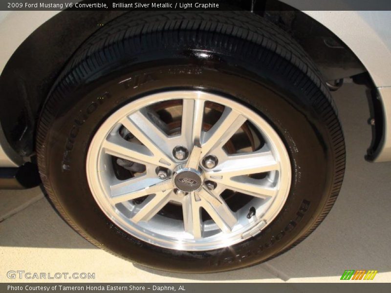 Brilliant Silver Metallic / Light Graphite 2009 Ford Mustang V6 Convertible