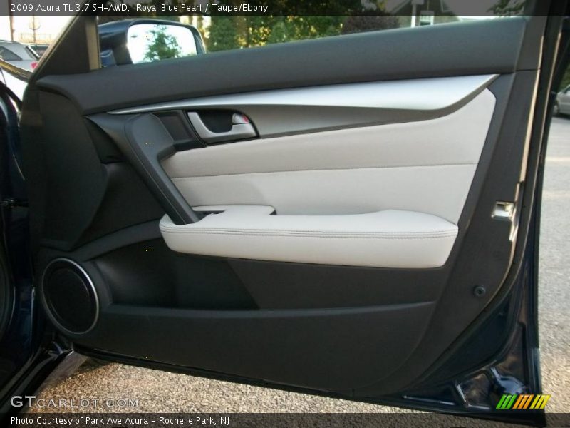 Royal Blue Pearl / Taupe/Ebony 2009 Acura TL 3.7 SH-AWD