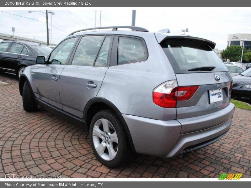 Silver Grey Metallic / Black 2006 BMW X3 3.0i