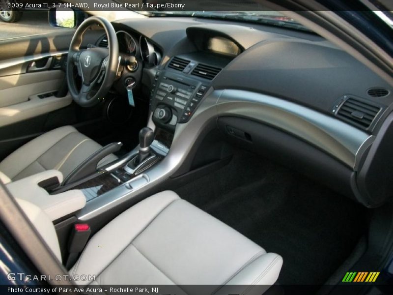 Royal Blue Pearl / Taupe/Ebony 2009 Acura TL 3.7 SH-AWD