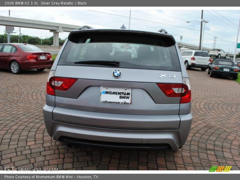 Silver Grey Metallic / Black 2006 BMW X3 3.0i