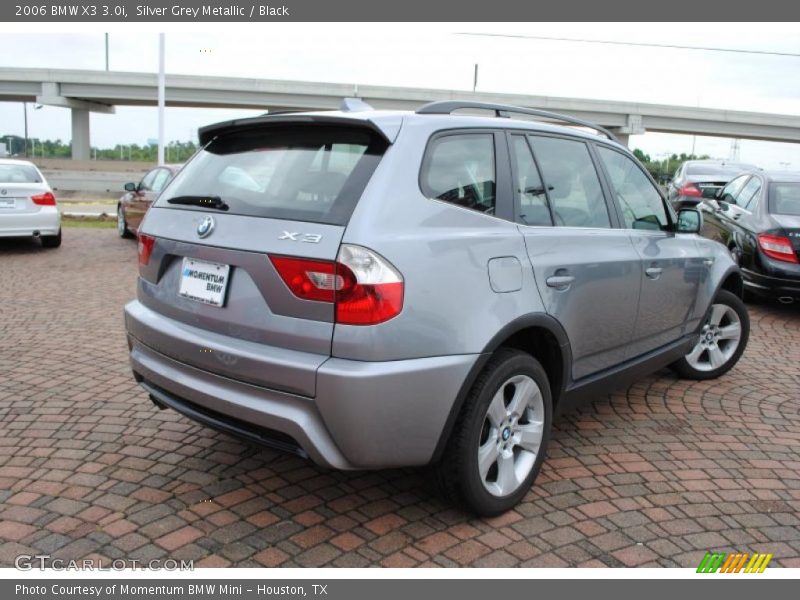 Silver Grey Metallic / Black 2006 BMW X3 3.0i