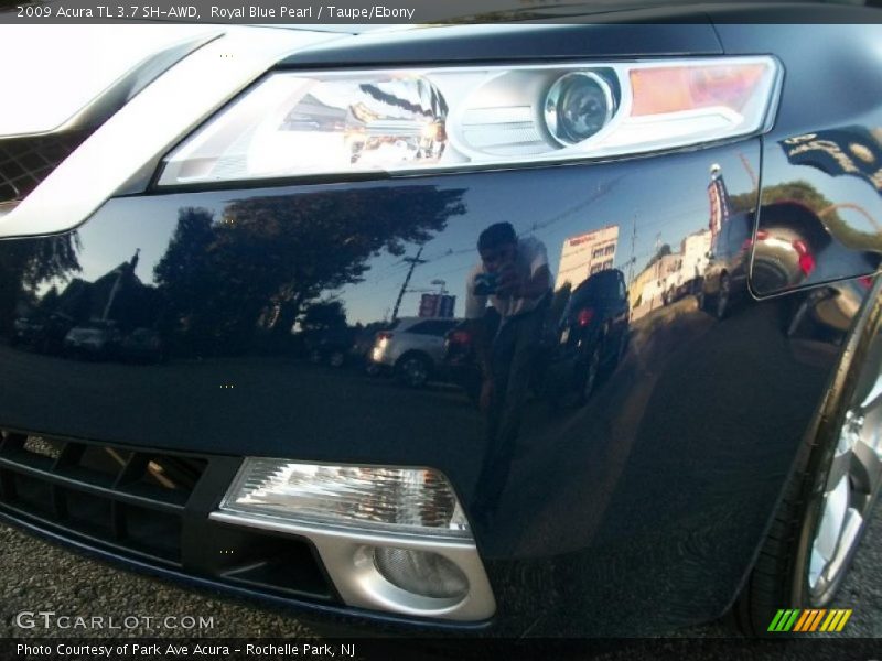 Royal Blue Pearl / Taupe/Ebony 2009 Acura TL 3.7 SH-AWD