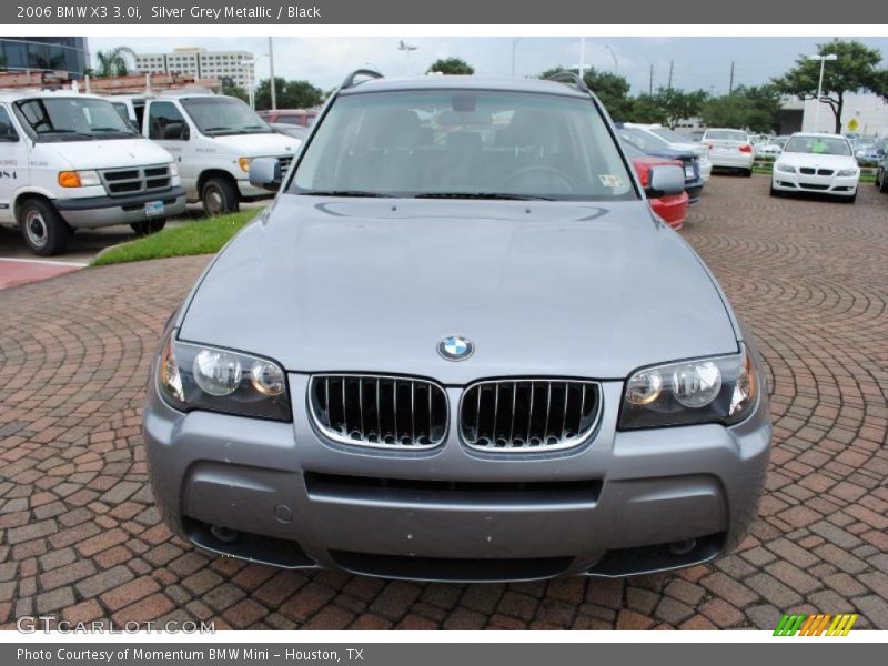 Silver Grey Metallic / Black 2006 BMW X3 3.0i