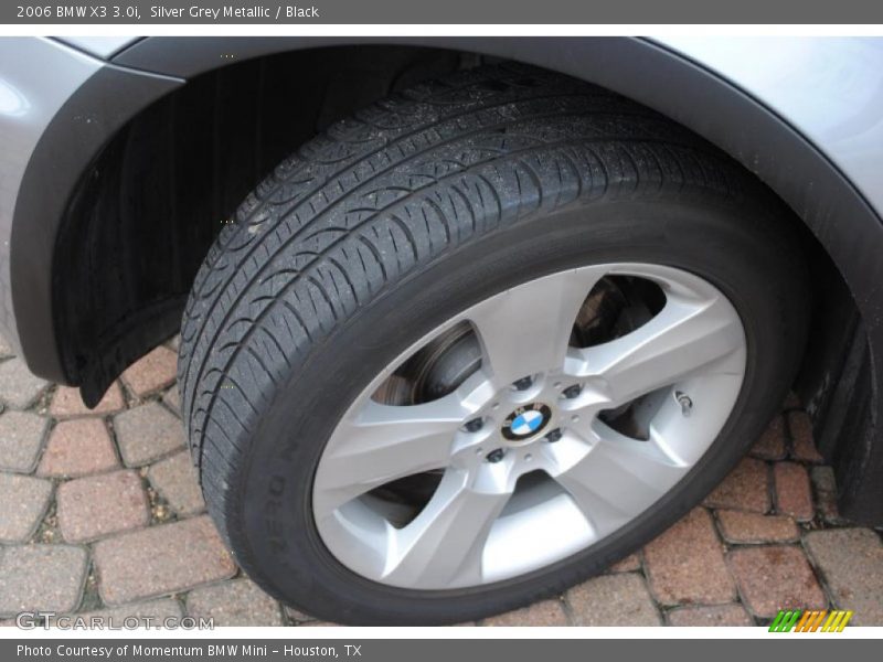 Silver Grey Metallic / Black 2006 BMW X3 3.0i