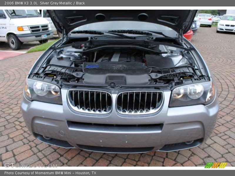 Silver Grey Metallic / Black 2006 BMW X3 3.0i