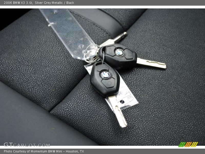 Silver Grey Metallic / Black 2006 BMW X3 3.0i