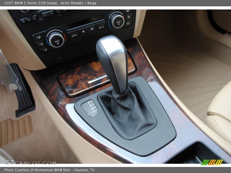 Arctic Metallic / Beige 2007 BMW 3 Series 328i Sedan