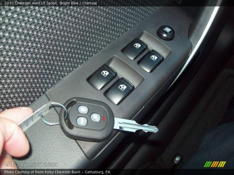 Bright Blue / Charcoal 2010 Chevrolet Aveo LT Sedan