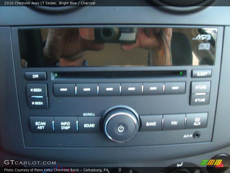 Bright Blue / Charcoal 2010 Chevrolet Aveo LT Sedan