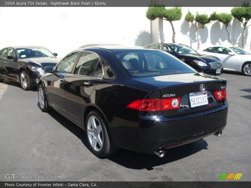 Nighthawk Black Pearl / Ebony 2004 Acura TSX Sedan