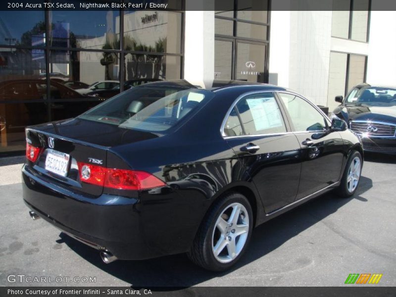 Nighthawk Black Pearl / Ebony 2004 Acura TSX Sedan