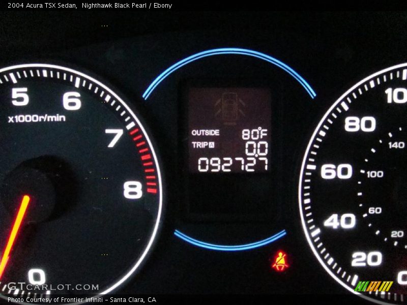Nighthawk Black Pearl / Ebony 2004 Acura TSX Sedan